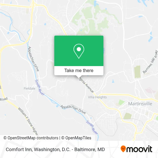 Comfort Inn map
