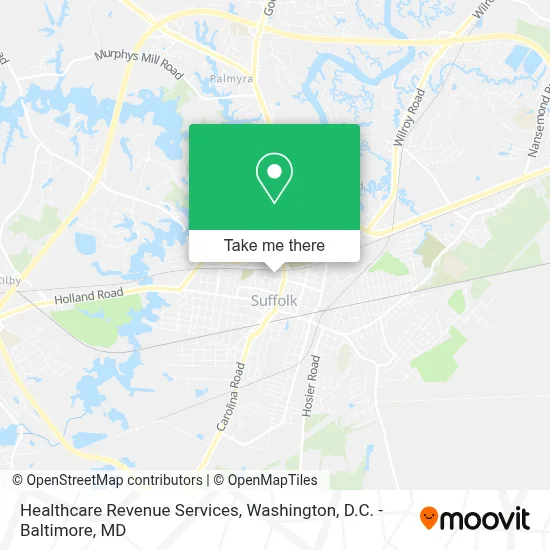 Healthcare Revenue Services map