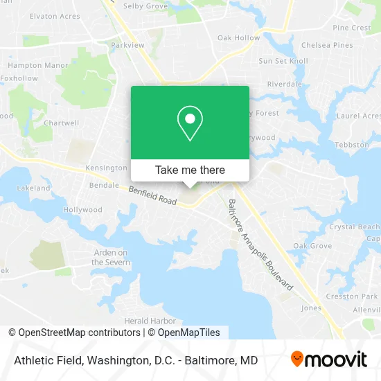 Athletic Field map