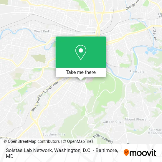 Solstas Lab Network map
