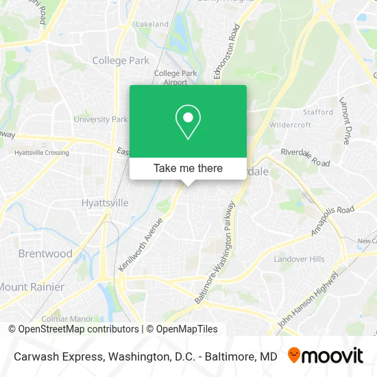 Carwash Express map