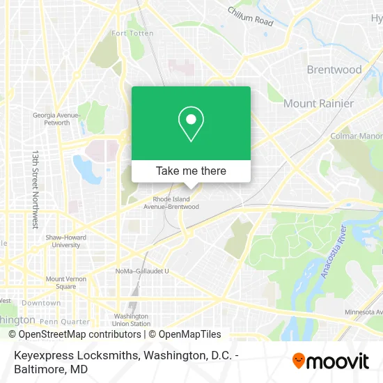 Keyexpress Locksmiths map