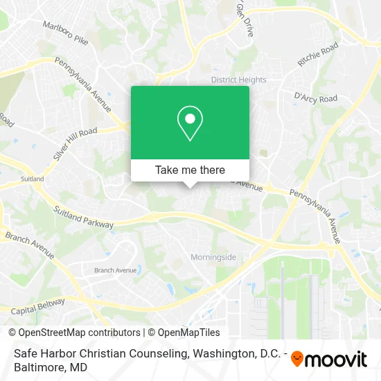 Safe Harbor Christian Counseling map