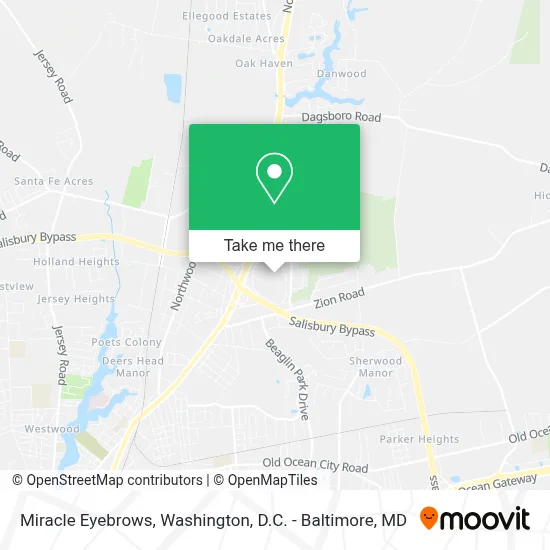 Miracle Eyebrows map