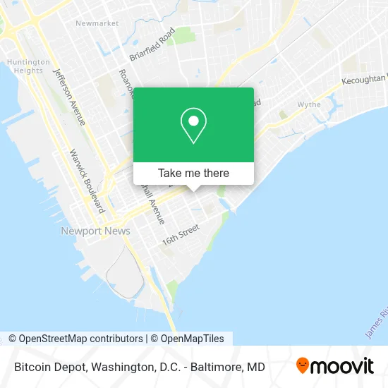 Bitcoin Depot map