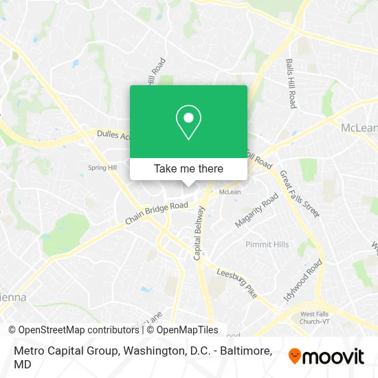 Metro Capital Group map