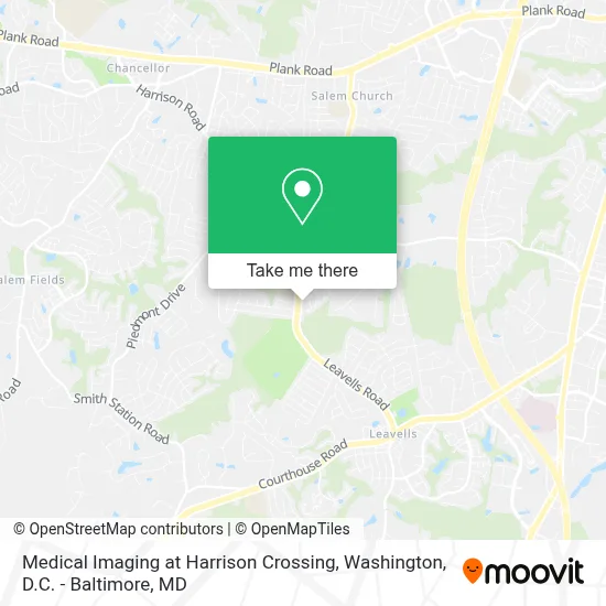 Medical Imaging at Harrison Crossing map