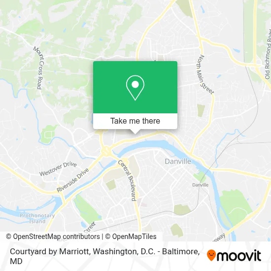 Courtyard by Marriott map