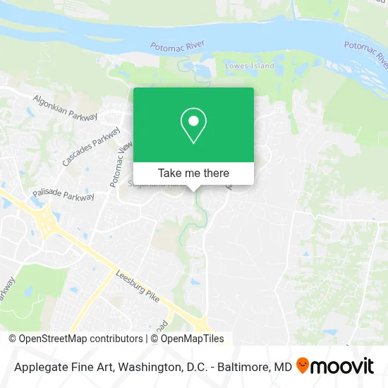 Applegate Fine Art map