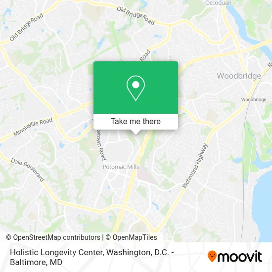 Holistic Longevity Center map