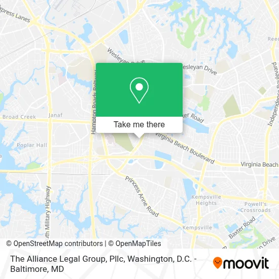 The Alliance Legal Group, Pllc map
