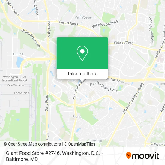 Giant Food Store #2746 map