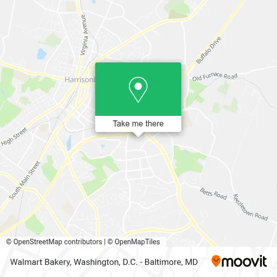 Walmart Bakery map