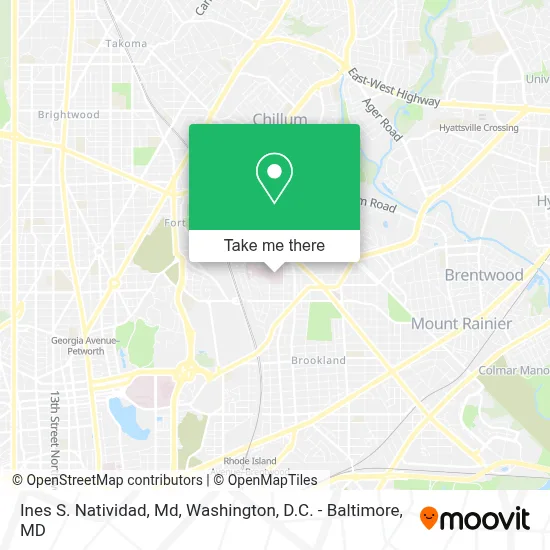 Ines S. Natividad, Md map
