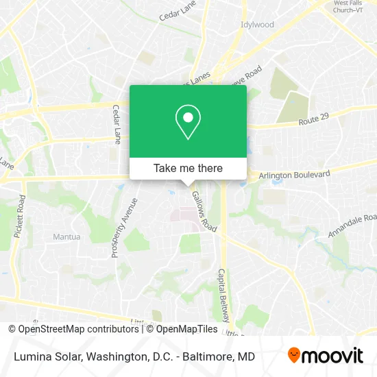 Lumina Solar map