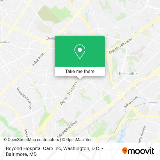 Beyond Hospital Care Inc map