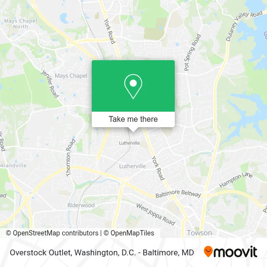 Overstock Outlet map