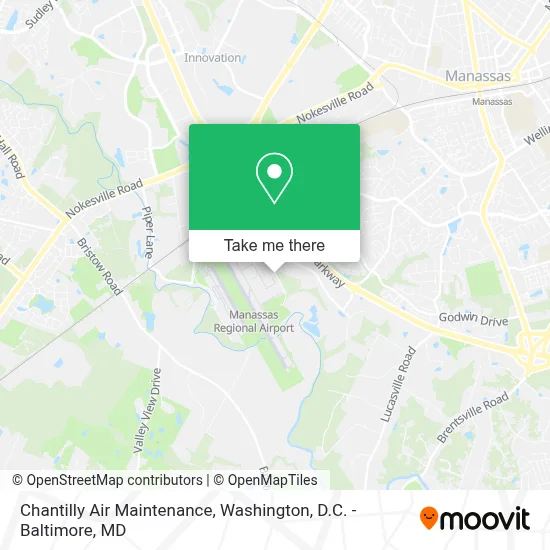 Chantilly Air Maintenance map