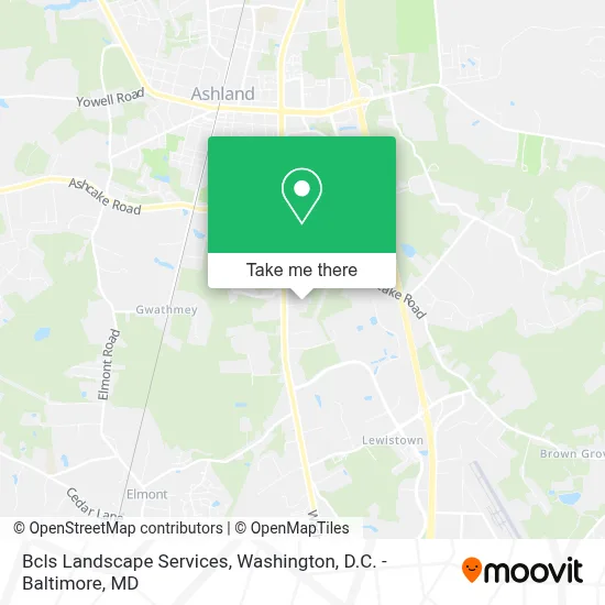 Bcls Landscape Services map