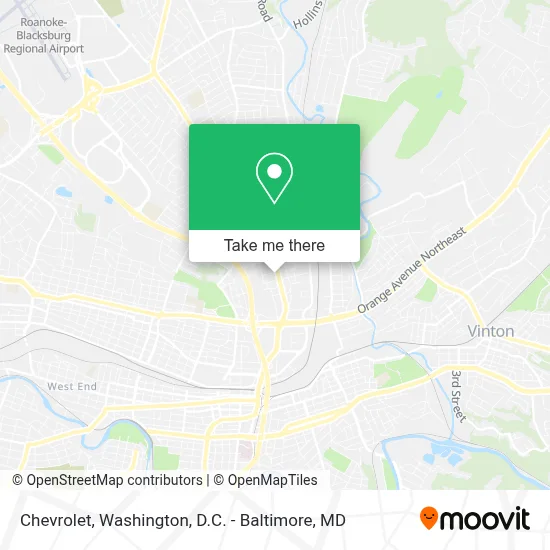 Chevrolet map