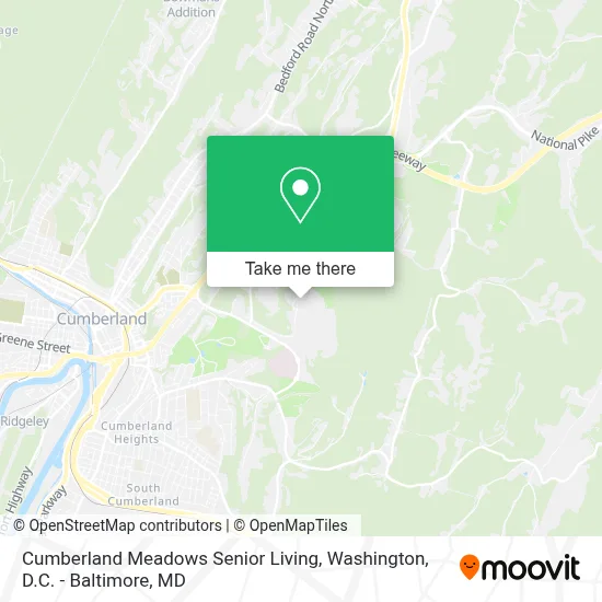 Cumberland Meadows Senior Living map