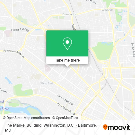 The Markel Building map