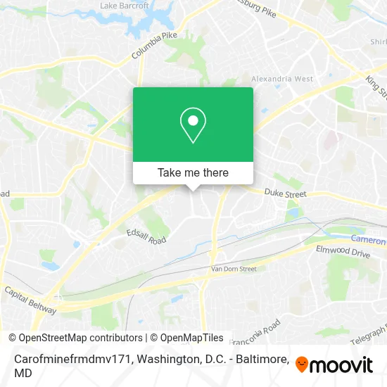 Carofminefrmdmv171 map
