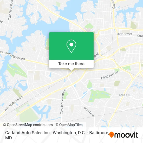 Carland Auto Sales Inc. map