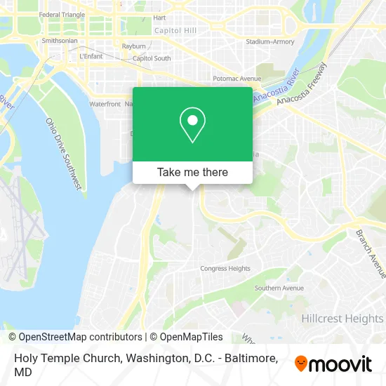 Holy Temple Church map