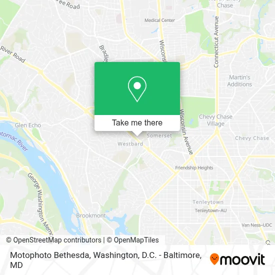 Motophoto Bethesda map