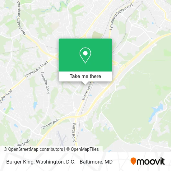 Burger King map