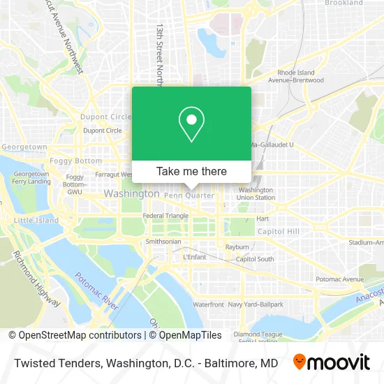 Twisted Tenders map
