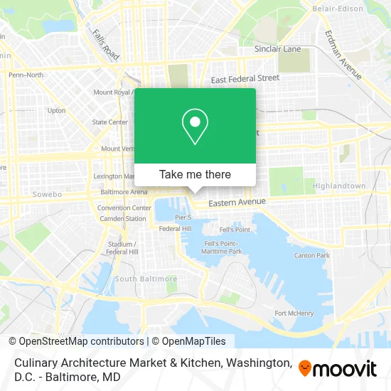 Culinary Architecture Market & Kitchen map