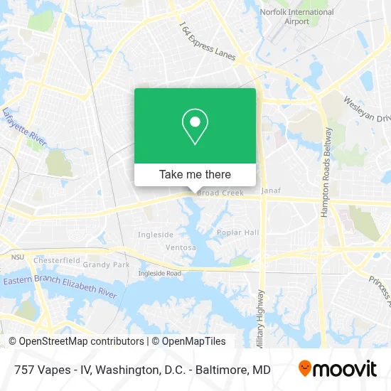 757 Vapes - IV map