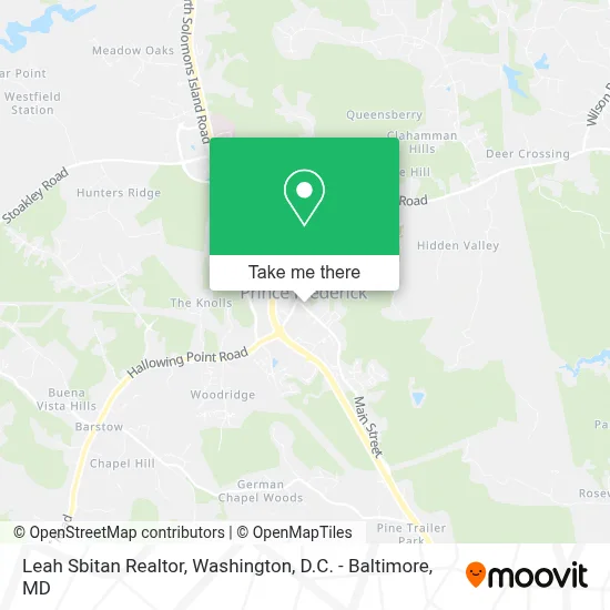 Leah Sbitan Realtor map
