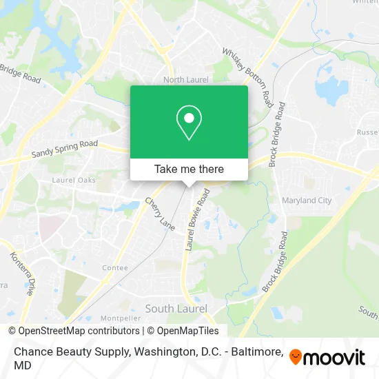 Chance Beauty Supply map