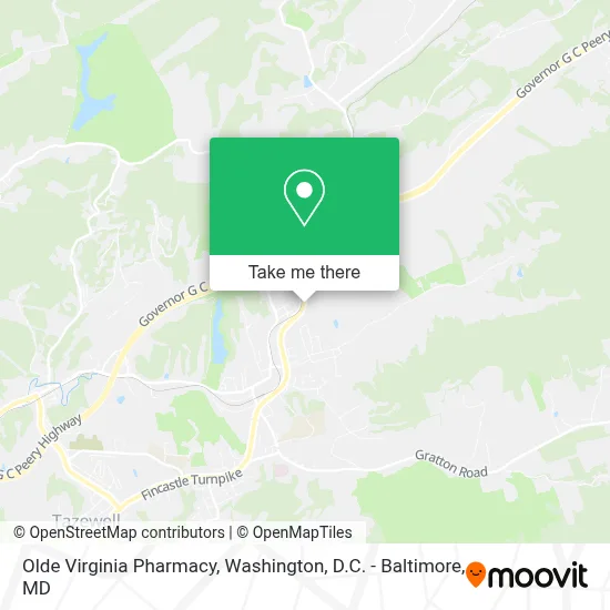 Olde Virginia Pharmacy map
