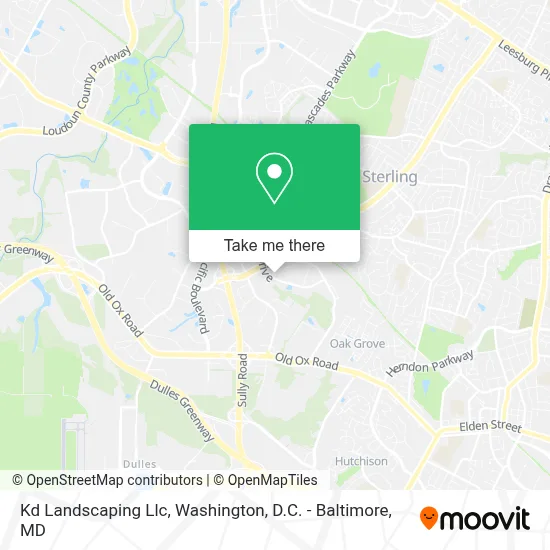 Kd Landscaping Llc map