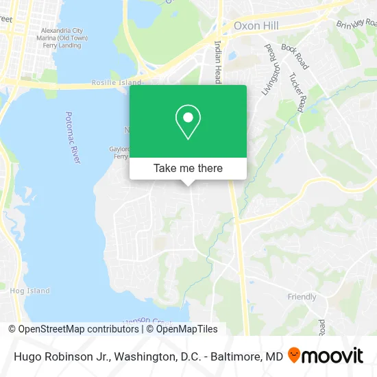Hugo Robinson Jr. map