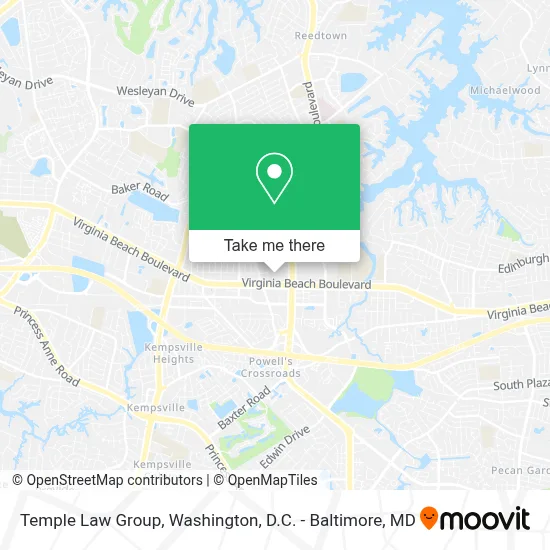 Temple Law Group map