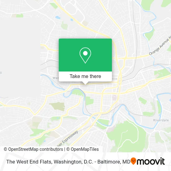 The West End Flats map