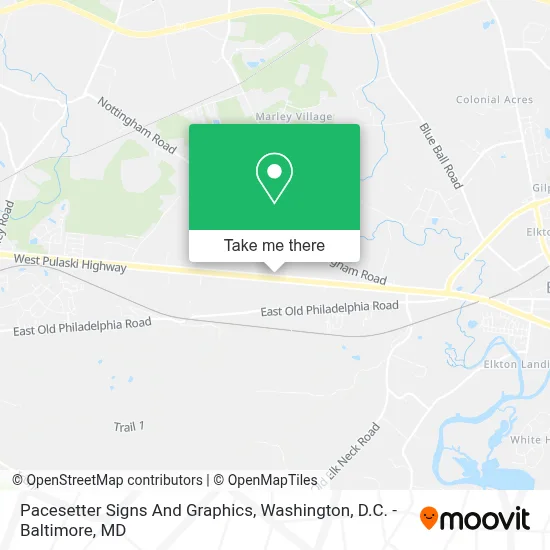 Pacesetter Signs And Graphics map