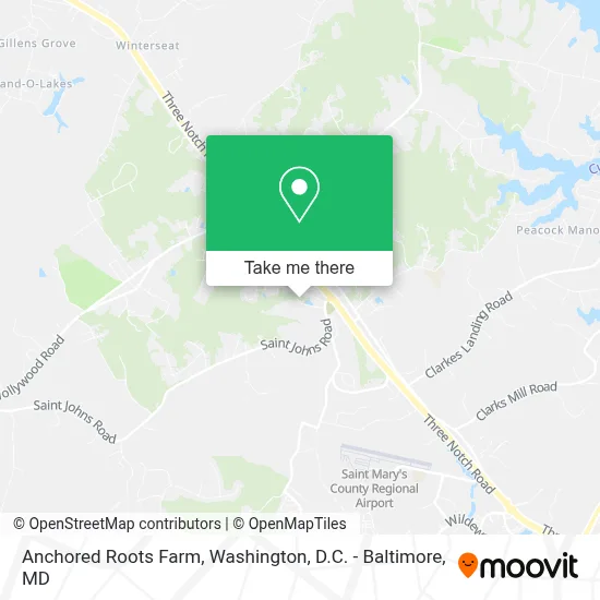Anchored Roots Farm map