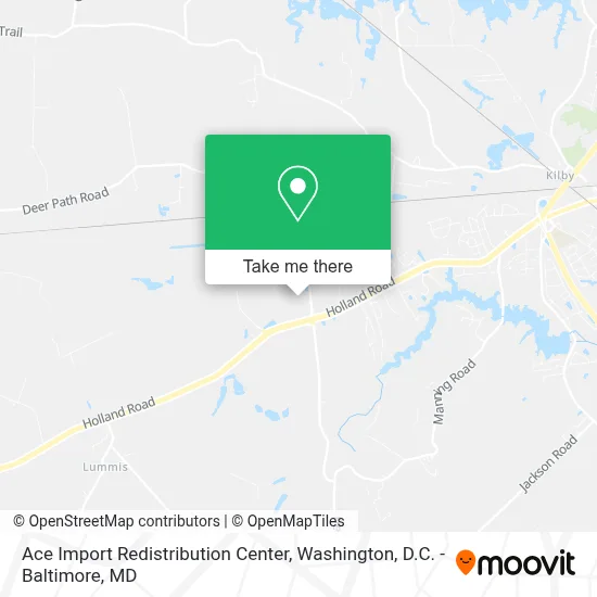 Ace Import Redistribution Center map