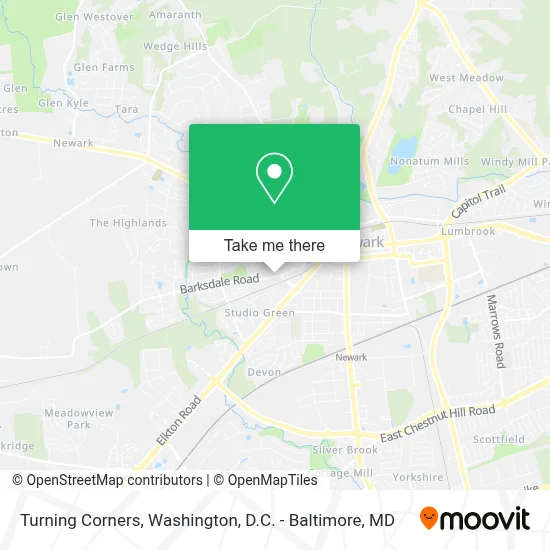 Turning Corners map