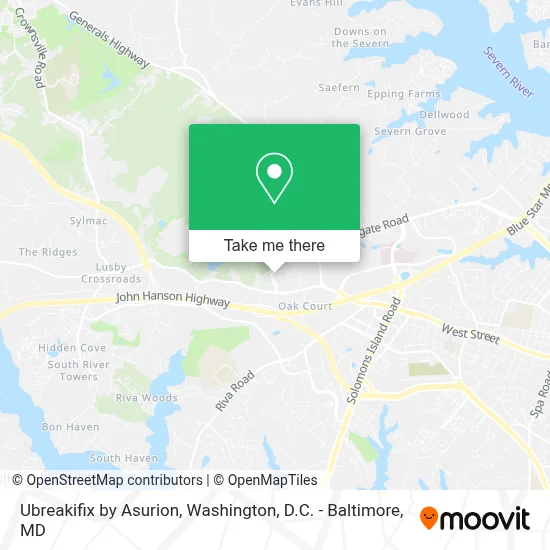Ubreakifix by Asurion map