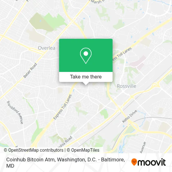Coinhub Bitcoin Atm map