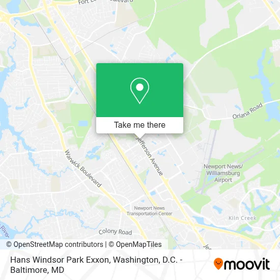 Hans Windsor Park Exxon map