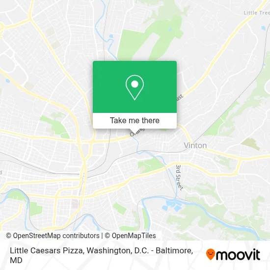 Little Caesars Pizza map