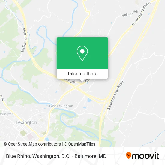 Blue Rhino map